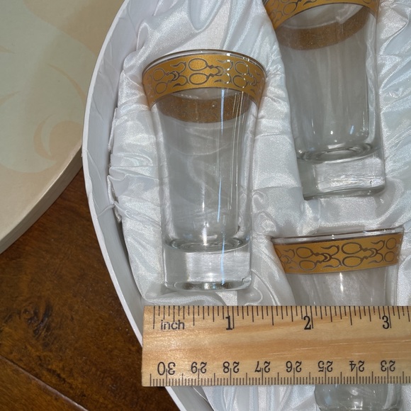 New in Heart Box D’Moda Italy Design Set of 6 Glasses - Picture 5 of 8
